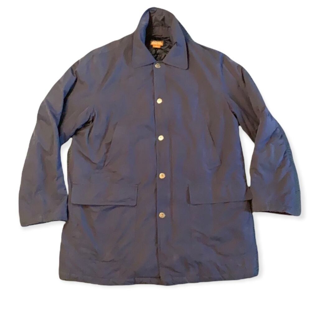 Michael Kors Winter Jacket Men's Size L Navy Blue Coat